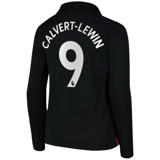 Camisola Everton Dominic Calvert-Lewin 9 Equipamento Segundo 2021-2022 Manga Comprida